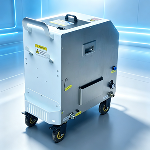 Machine <span class=keywords><strong>de</strong></span> sablage à glace sèche avec <span class=keywords><strong>kit</strong></span> <span class=keywords><strong>de</strong></span> buses ergonomiques réduit la fatigue <span class=keywords><strong>de</strong></span> l'opérateur lors du nettoyage des plafonds et des conduits. - Product Image 1