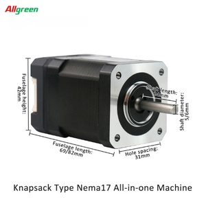 มอเตอร์ Allgreen 24V 1.2A 1000PPR 2 เฟส Nema17 แบบรวมไดรเวอร์ในตัว 0.4/0.8 นิวตันเมตร มอเตอร์สเต็ปเปอร์แบบวงปิดสำหรับระบบอัตโนมัติ - Product Image 4