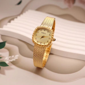 Orologio da donna in oro Vintage 2025 nuovi accessori per feste di lusso portatili - Product Image 1