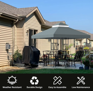 Elegante Carpa de Jardín con Diseño de Pérgola y Gazebo - Product Image 3