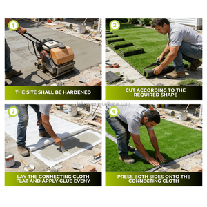 <span class=keywords><strong>Gazon</strong></span> artificiel de haute densité pour l'extérieur, <span class=keywords><strong>gazon</strong></span> synthétique pour animaux domestiques, pelouse de jardin, <span class=keywords><strong>gazon</strong></span> artificiel synthétique de 10 à 50 mm - Product Image 5