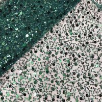 Tissu à paillettes vert Offre Spéciale, perles à pointes, tulle, dentelle, paillettes, tissu à perles roumaines pour robe de mariée à paillettes