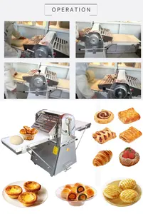 Kitchen Electric First Automatic Electronic Bake Dough Kneader Roller Sheeter Machine Digital For Pie Bread Pasta Making Machine