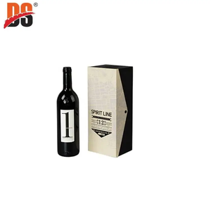 Caja de Vino Rectangular Hecha a Mano Personalizada DS con Grabado Láser, Estilo Vintage, Embalaje de Madera MDF Reciclable - Product Image 5