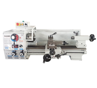 Tour à métaux miniature à vitesse variable TL250MVx700mm, alésage de la broche 26mm