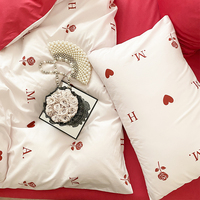 Ensemble de draps de lit en coton Jacquard de qualité hôtelière personnalisé de haute qualité comprenant un drap housse drap plat taie d'oreiller-Polyester de qualité