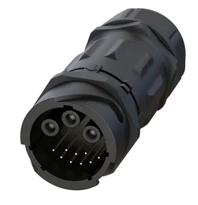 Jnicon IP67 waterproof M40 connectors 120A Power signal pins contacts 2 3 4 5 socket plug electric male female pole connectors