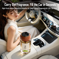 Diffuseur d'arômes portable pour voiture, élégant et durable, élimination des odeurs, 160 ml, parfum naturel, pour l'intérieur du véhicule
