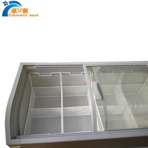 Congélateur-îlot combiné personnalisable, Réfrigérateur commercial, Vitrine réfrigérée pour fruits de mer, Congélateur de supermarché - Product Image 6