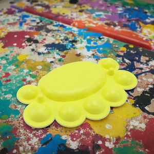 Ensemble de palettes en <span class=keywords><strong>plastique</strong></span> colorées pour peinture aquarelle et acrylique comprenant des brosses à cheveux en nylon-pour la peinture d'art - Product Image 6