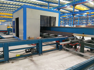 Machine de découpe laser à haute puissance 30000w, robuste, structure en acier 12kw, découpe laser CNC, découpeuse robotisée de profilés en acier, découpe de poutres en H - Product Image 5