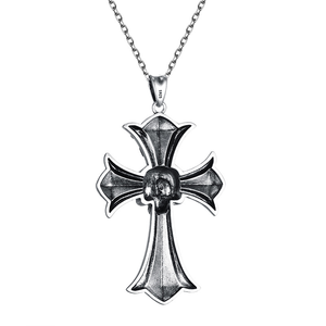 2024 nuove innovazioni 925 collana a catena incrociata con teschio in stile barocco serie argento <span class=keywords><strong>angelo</strong></span> <span class=keywords><strong>e</strong></span> <span class=keywords><strong>diavolo</strong></span> - Product Image 2