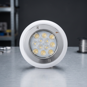 Lumière de piscine hybride ABS et acier inoxydable |   Lampe LED submersible à montage en surface basse tension 12V - Product Image 1
