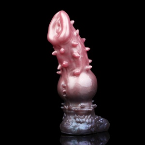 YC-2158 Hollow Dog Knot <b>Dildo</b> Penis Sheath Cock Extender Sleeve Men's Enlargement Sex Toys Condom - Product Image 4