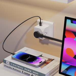 USA Mỹ USB tường Ổ cắm điện dải ổ cắm đa Cube nhỏ gọn xách tay USB Type-C với quá tải ETL/ul giấy chứng nhận - Product Image 5