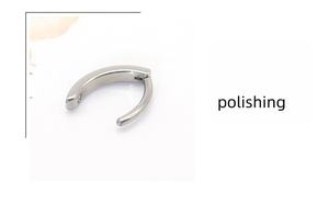 G23 titanyum altın PVD ile göbek takısı ASTM-F136 parlak elmas göbek yüzük gerçek titanyum göbek Piercing takı - Product Image 4