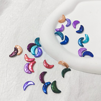 Perles baroques naturelles d'eau douce à l'éclat unique, multicolores, en forme de lune, 16 à 17 mm, accessoires faits à la main utilisés pour la fabrication de bijoux