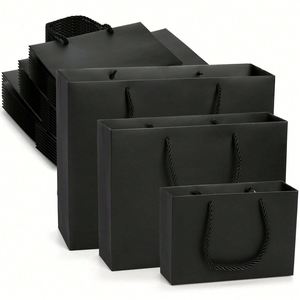 Custom Made Recyclable Small Kraft Paper Shopping <b>Bags</b> Laminated Offset Print Business <b>Wedding</b> Party <b>Gift</b> Packaging <b>Bags</b> - Product Image 1