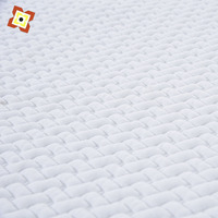 Tissu en tricot Jacquard 100% polyester respirant Type de tricot doux coton Euro Top mousse matelas Double couvertures matière première Textile