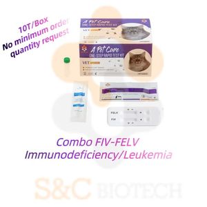 키트 파라 가토 FCV + FHV Tomcat 결합 칼시 바이러스 + 포진 수의학 키트 고양이 헤르페스 테스트 - Product Image 2