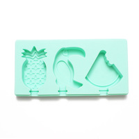 Moule à crème glacée fait maison en silicone de dessin animé sorbetière durable pour un usage domestique