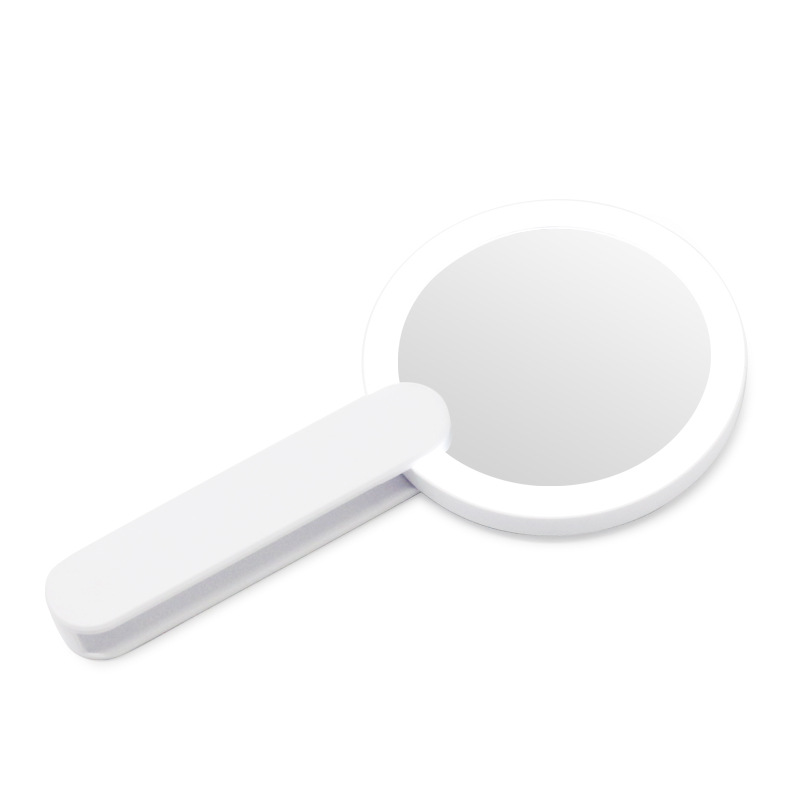 espejo compacto con luz LED