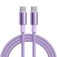 Câble USB C vers C en nylon tressé 240W avec logo personnalisé, vente en gros, charge rapide PD, puce E-Marker intégrée pour iPhone, tablettes, PC
