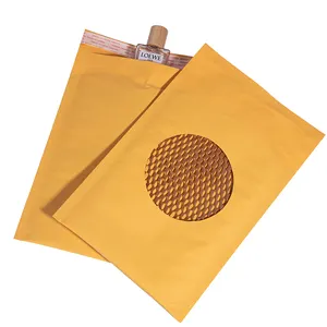 Almofada Correio Envio Acolchoado Mailing Bags Envio Acolchoado Envelopes Saco Kraft Honeycomb Mailer