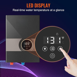 Aquecedor de água sem tanque elétrico, fácil instalação e abastecimento de água 24 horas, para cozinha Banheiro Shower Mall Salon - Product Image 5