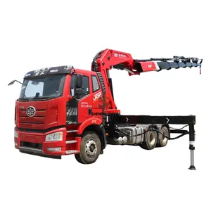 拖拉机头卡车带起重机30吨新SQZ6007移动式起重机卡车转向节动臂卡车起重机待售