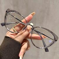 Montures de lunettes optiques rétro œil de chat pour femmes, verres sur mesure anti-lumière bleue pour ordinateur, lunettes bloquant la lumière bleue pour femmes