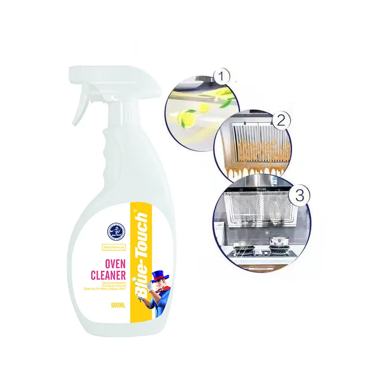 Easy clean all natural non abrasive stainless steel oven cleaner degreaser