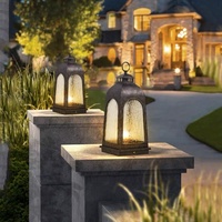 Lampe à pilier LED d'extérieur, IP65, étanche, en aluminium, base E27, pour hôtel, villa, portail, clôture, éclairage d'entrée