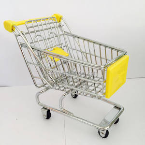 Supermarket mini shopping cart mainan - Product Image 3