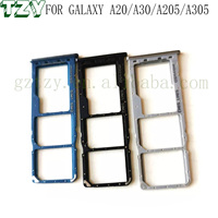 Suku Cadang Ponsel Tempat Kartu SIM Cocok untuk Samsung A10S A20S A30S A50S Pengganti Tray Pembaca Sim
