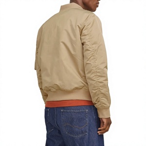 LONG MISSION INDUSTRY, Chaqueta Bomber de Invierno para Hombre, Color Personalizado, Transpirable, Cuello Mao, Cierre de Cremallera - Product Image 3