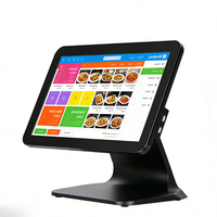 Sistema POS con Pantalla Táctil de 15.6 Pulgadas, Windows 10, Intel I5, 8 GB de RAM, 128 GB de Almacenamiento, Impresora Térmica, Caja Registradora para Uso con Múltiples Dispositivos
