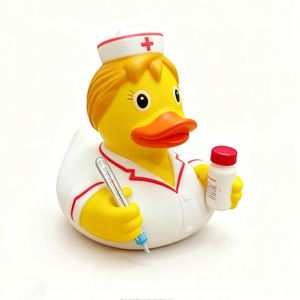 Jouet promotionnel 2025 : Canard infirmière en vinyle, jouet de bain flottant en caoutchouc pour bébés, idéal pour soulager le stress des enfants - Product Image 1