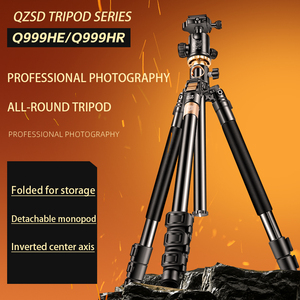 Bộ chân máy ảnh Q999HE-Q999HR với chân máy đơn, đầu cầu xoay khóa & khóa chân máy lật, chân máy ngang dành cho máy ảnh DSLR và điện thoại di động - Product Image 1