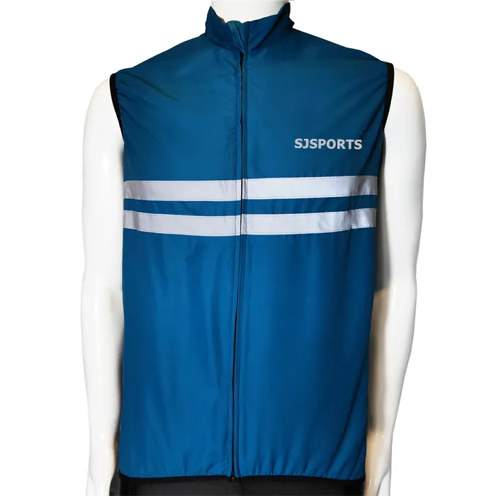 Windproof Cycling Jackets Unisex Bicycle Coats Waterproof Bike Light Gilet Cycling Sleeveless Vest