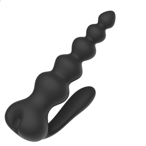 Waterproof <b>Remote</b> <b>Control</b> Anal Plug 10 Frequency <b>Vibration</b> Black Silicone Toy For Anal Sex - Product Image 4