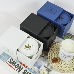 Emballages pour bougies biodégradables, boîte ronde en tube, boîte de luxe, caja redonda de vela, carton, emballage de bougies parfumées, boîte en papier à tiroir - Product Image 5