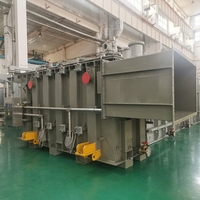 Transformateur de puissance à faible perte de 20 MVA 46 kV/10 kV pour la distribution d'énergie à forte demande dans les places commerciales.
