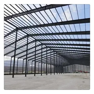 Diskon besar struktur baja prefabrikasi biaya rendah gudang gedung pertanian gudang struktur baja Prefab bangunan