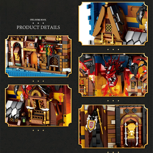 3398 pièces Reobrix 66035 nouveaux produits <span class=keywords><strong>Hobbit</strong></span> the Shire livre jouet blocs de construction modèle blocs de construction ensembles jouets cadeau pour les enfants - Product Image 4