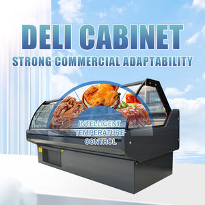 냉동 디스플레이 투명 도어 냉각기 고기 디스플레이 어업소 오픈 스타일 고기 디스플레이 케이스 - Product Image 5