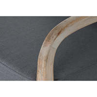 Fauteuil en polyester Fir Tree 70x70x88 Gris foncé