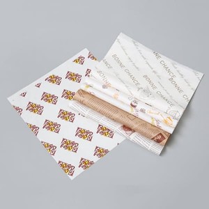 Personalized Logo Sheets for Bakery Cookies Confectionery with Clean Pattern Layout Gift Food Packaging Wax Paper - Product Image 1