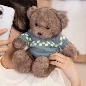 Peluche Ours Mignon avec <span class=keywords><strong>Pull</strong></span>, pour les 14 ans et plus, Compagnon de Croissance et Ours de Thérapie Adorable - Product Image 5