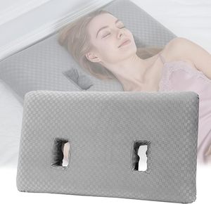 หมอนเมมโมรี่โฟมเจาะรูสำหรับเจาะหู ช่วยบรรเทาอาการปวด<span class=keywords><strong>หู</strong></span>ขณะนอนหลับ - Product Image 2